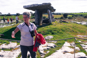 Mary, our guide on The Burren.